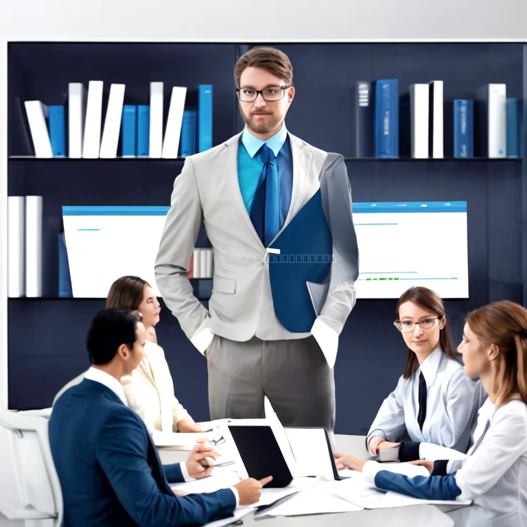 Business team consulting with legal advisor